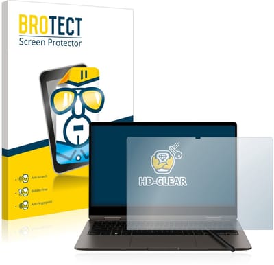 BROTECT - Screenprotector voor Samsung Galaxy Book3 360 13" - Folie Beschermfolie transparant