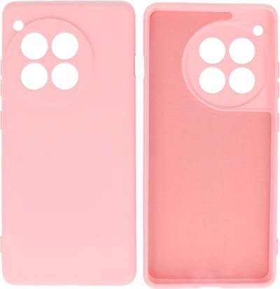 Hoesje Geschikt voor de OnePlus 12R - Fashion Backcover Hoesje - Colorful Telefoonhoesje - Roze
