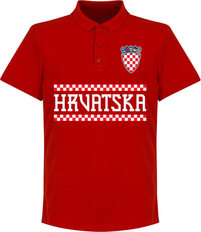 Kroatië Team Polo - Rood - M