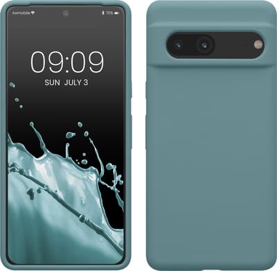 kwmobile telefoonhoesje geschikt voor Google Pixel 7 - Hoesje met siliconen coating - Smartphone case in antieksteen