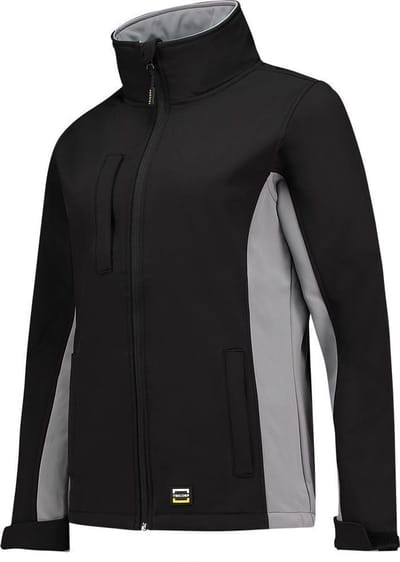 Tricorp Softshell Bicolor Dames 402008-Black/Grey-L