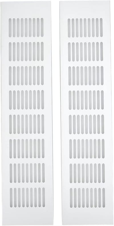 Ventilatierooster - Luchtrooster - Ruimte Ventileren - Aluminium Legering - 80 x 350 mm - Zilver