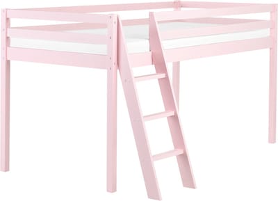 ASCOUX - Kinderbed - Roze - 90 x 200 cm - Dennenhout