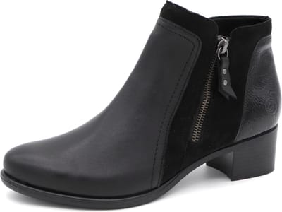 Remonte Dames Enkellaars - R5172-03 Zwart - Maat 38