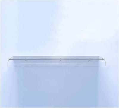 Raam Luifel - Deur Overkapping - Bescherming Buiten - Onzichtbaar Ontwerp - 40x110 cm - Transparant