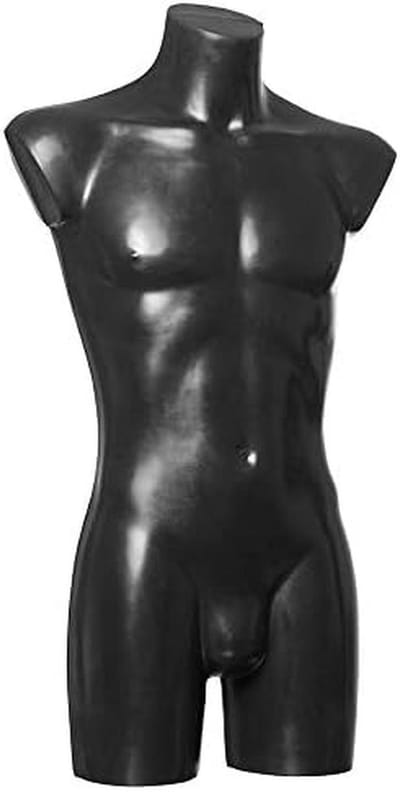 Heren Etalagepop Torso Lang met Beenaanzet voor Kledingpresentatie