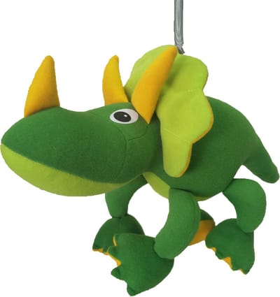 Jumpers - Triceratops - Wiebeldier aan veer