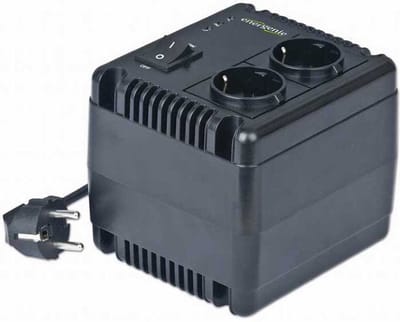 Gembird EnerGenie EG-AVR-1001 - automatic voltage regulator - 600 Watt - 1000 VA Voeding - 600 Watt - ATX - 80 Plus