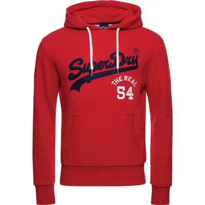 Superdry - Maat 2XL Heren Source trui met Vintage Logo