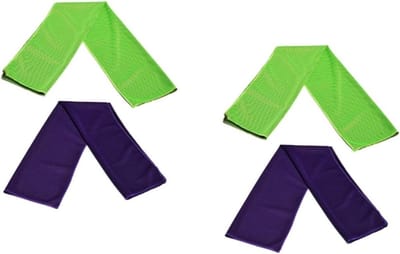Microvezel Handdoeken - Sneldrogende Doeken - Sport en Reizen - Koelt bij vochtigheid - 82x30cm Set van 4 - Diverse Kleuren