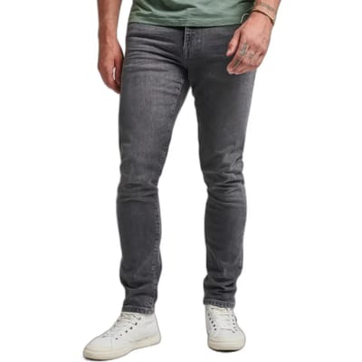 Superdry - Vintage slimfit jeans van biologisch katoen - Heren - Jeans