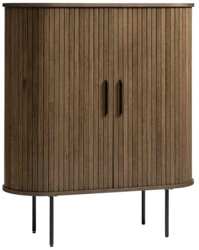 Opbergkast Nola eiken 100x40x118 cm - Bruin