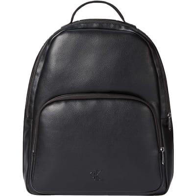 Calvin Klein Webbing Strap Round Backpack Black/white Webbing Taglia: OS | Zaini Outlet | Uomo | Nero