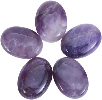 5 Stuks Natuurlijke Gestreepte Agaat Cabochons Ovalen voor Sieraden Maken en Creatieve Projecten
