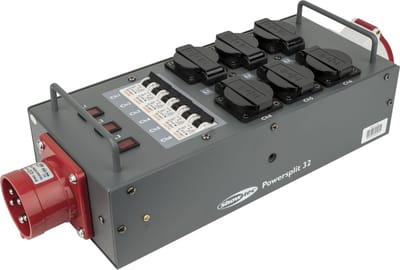 Showtec Split-Power 32 CEE 32 Split mit Sicherungen - Stroomverdelers