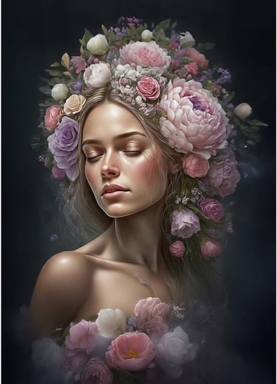 Cadence Nature Crown Rijstpapier 60x85 cm