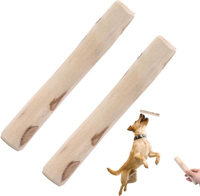 Houten Hondenkauwstok - Hondenkluif Natuurlijk Hout - Tandverzorging Hond - Duurzaam Koffiehout - 146 en 177 cm - Natuurlijk