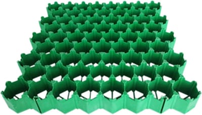 Grindstabilisator Matten - Stabilisatie Roosters - Tuinpaden Aanleggen - Ultrasterke Ondersteuning - 4 Stuks - Groen