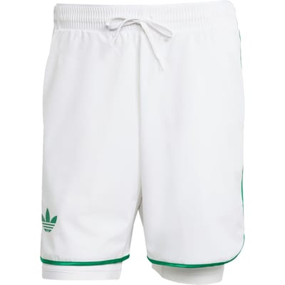adidas 7in Shorts Heren-Wit,Groen