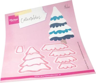 Marianne Design Collectable, Snowy tree by Marleen