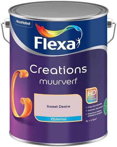 Flexa - Creations Muurverf Zijdemat - Sweet Desire - Mengverf - 5 L