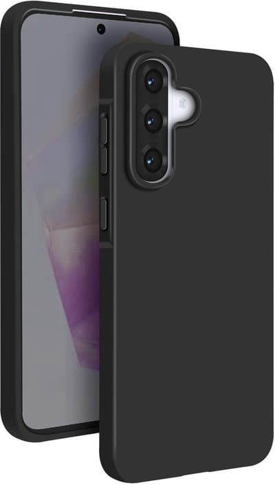 Mayaxess, Hoesje Geschikt voor Samsung Galaxy A36 Zachte Silicone Dun Coating, Zwart