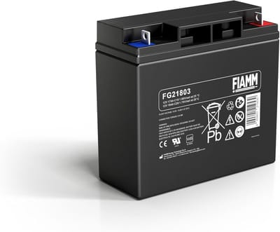Oplaadbare Batterij - Accu 12V - Energie Opslag - Onderhoudsvrij Ontwerp - 18 x 7 x 17 cm