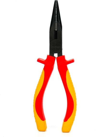 VDE punttang - Geïsoleerde tang - Veilig werken - 1000V isolatie - 160 mm - Rood-oranje