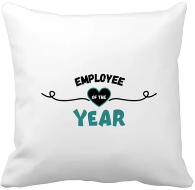 Akyol - employee of the year Kussen hoes - Collega - werknemers - werknemer van het jaar - collega's - verjaardag - geschenk - kado - bedankje - 40 bij 40 cm
