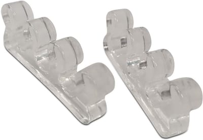 Tenen Stretcher - Teen Separator - Voetpijn Verlichten - Verbetert Balans - 8.6 x 1.6 x 3.5 cm - Wit