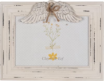 Clayre & Eef Fotolijst 18x13 cm Wit MDF