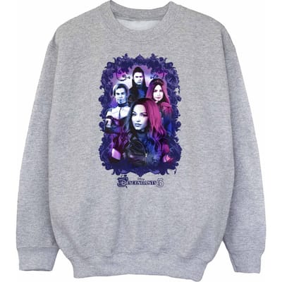 Disney Meisjes The Descendants Group Attitude Sweatshirt (Sportgrijs)