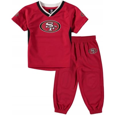 San Francisco 49Ers NFL Team Set Voor 4 Jaar red