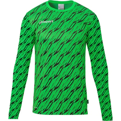 Uhlsport Progressive Keepershirt Lange Mouw Kinderen - Fluo Groen / Zwart | Maat: 128