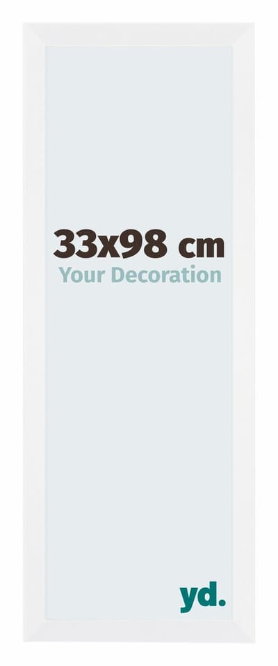 Your Decoration - Fotolijst 33x98 cm - MDF - Wit Mat - Catania