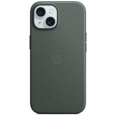 Apple FineWoven Case with MagSafe geschikt voor iPhone 15 - Evergreen