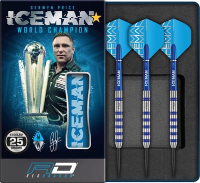Red Dragon Gerwyn Price Iceman Challenger 80% - Dartpijlen