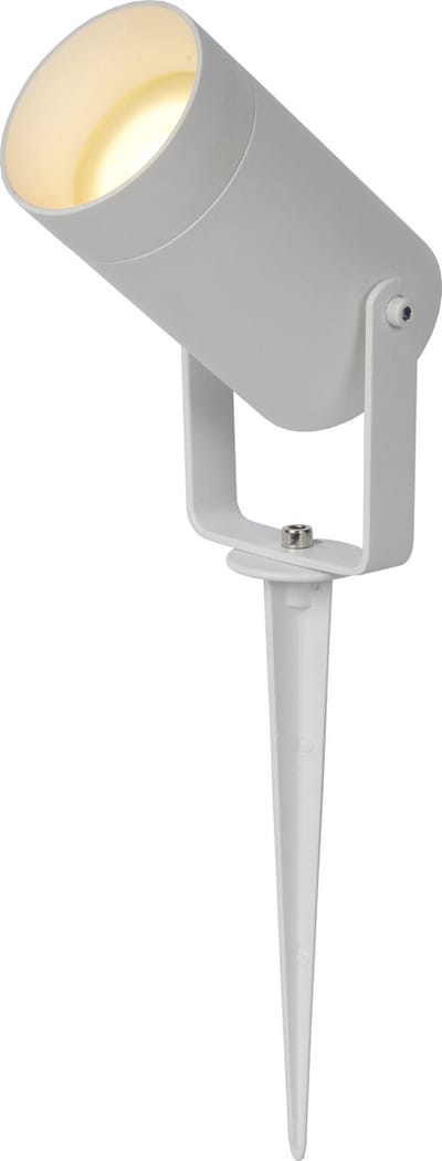 Lucide TAYLOR - Tuinspot - Ø 10 cm - 1xGU10 - IP65 - Wit