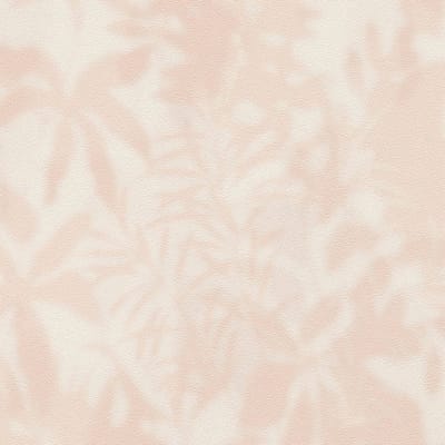 Ton sur ton behang Profhome 781511-GU vliesbehang hardvinyl warmdruk in reliëf gestructureerd met bloemmotief mat crème oranje 5,33 m2
