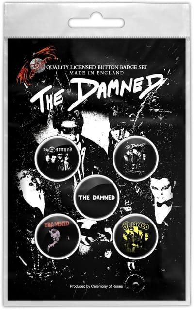 The Damned - Young, Hot, Loud and Stiff - Button - 5-pack