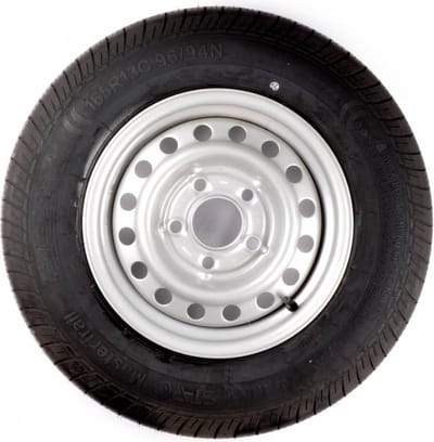 Compleet aanhanger wiel - 165R13C - steekmaat: 5x112 - draagvermogen: 710 kg - naafdiameter: 67 mm