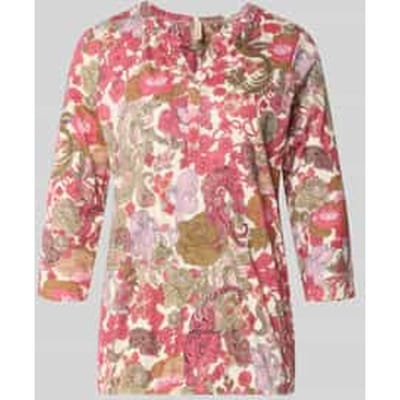 regular fit blouse van viscosemix model 'Felicity'