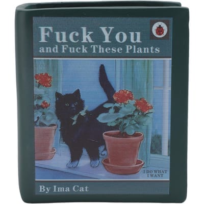 Boekvormige Decoratieve Vaas Moderne Mooie Bloemenvaas voor Boekenliefhebbers voor Rozen Orchideeën Groen gray