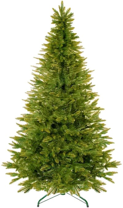 Springos Kunstkerstboom | Natuurlijk Sparrenhout | 220 cm | Zonder Verlichting