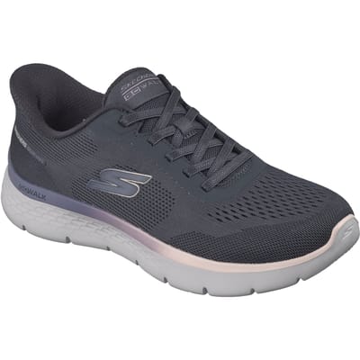 Skechers GO WALK Flex Azriel Textiel Dames Charcoal Textiel/Trim Sneakers