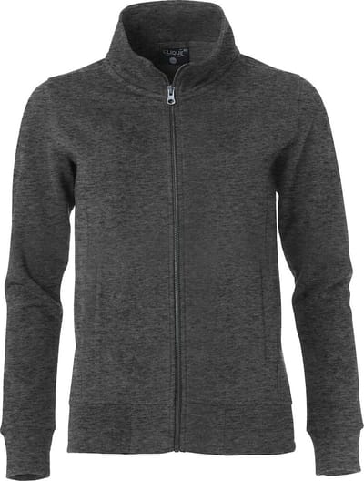 Clique Classic Cardigan Women 021049 - Antraciet Melange - XS