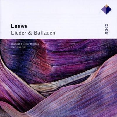 CD CARL LOEWE - DIETRICH FISCHER-DIESK - Liederen & Balladen 0927447672 Apex 2002 Europa Klassiek Gebruikt blue