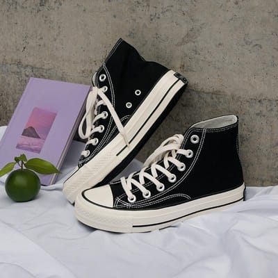 Replica High-top Canvas Schoenen Vrouwelijke Studenten Lente Nieuw Veelzijdig Kleine Whiteboard Schoenen 40 gray