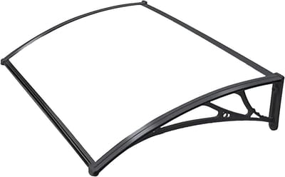 Buitenluifel - Regenonderdak - Bescherming Terras - Perfecte Drainage - 80x120cm - Zwart