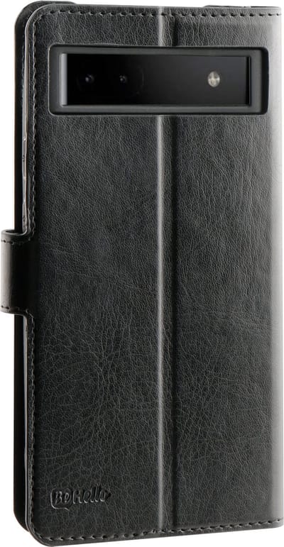 BeHello Google Pixel 6A Gel wallet case zwart